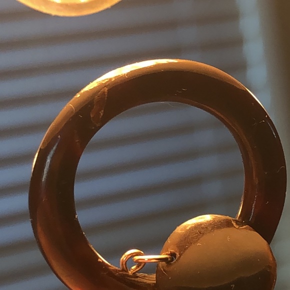 Victorian pique tortoise shell earrings - Picture 9 of 16